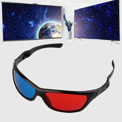 Adult Black Frame 3D Glasses for Red Blue Dimensional Anaglyph Movie Game DVD