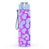 1PC Colorful Neon Leopard Pattern Print 750ml Color Plastic Sports Water Bottle Leakproof Flip Straw Lid Suitable for Sports Office Home Use