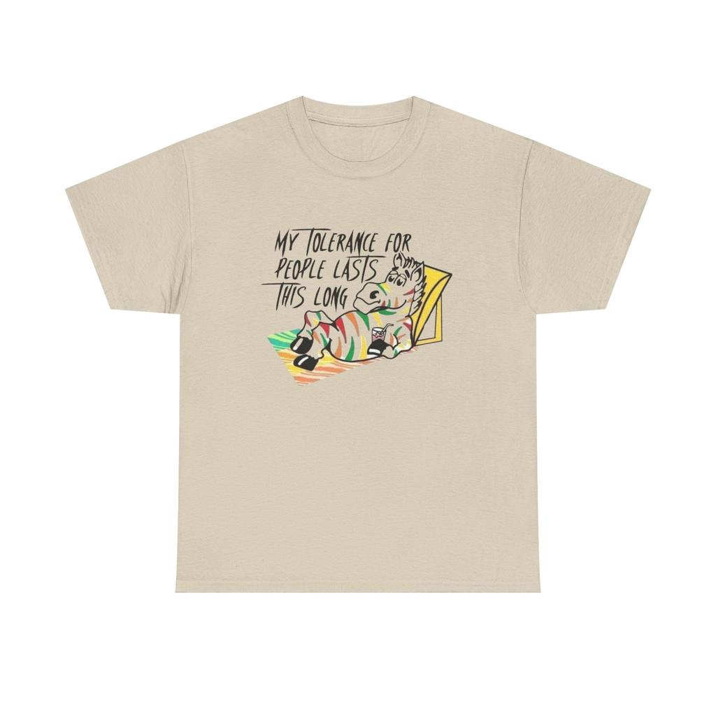 Zebra Gum Funny Vintage Graphic T Shirt Heavy Cotton Tee