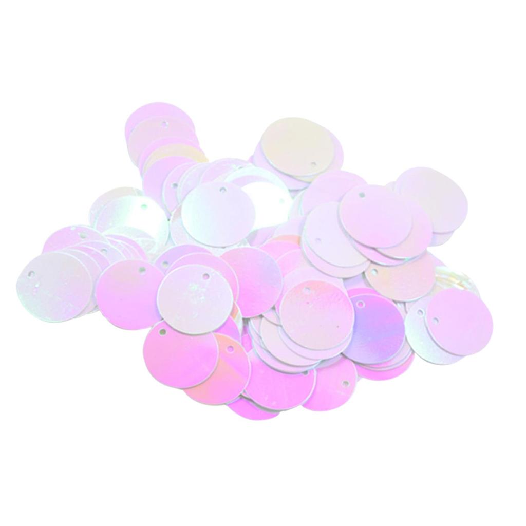 DIY Shiny Round Loose Sequins Paillettes Sewing Craft 16mm Blue