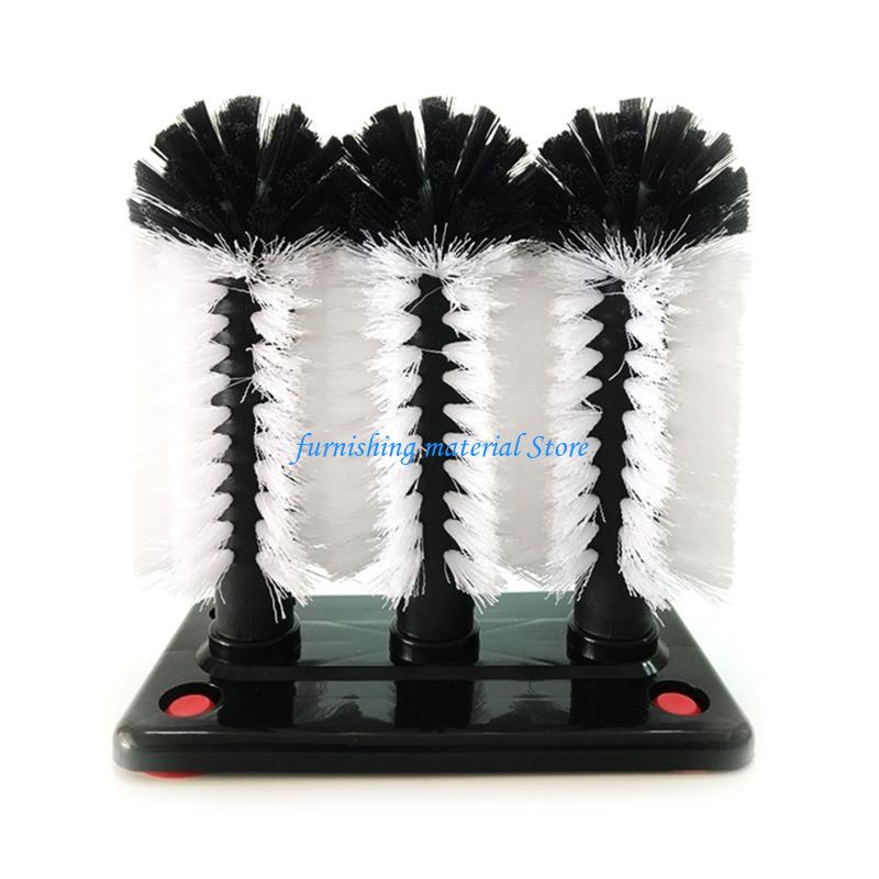 Y5GD Bar Glass Cleaner for Sink, Bottle Brush Washer with Suction Cup Base for Kitchen with Suction Cup Base, Cleaner Tools
