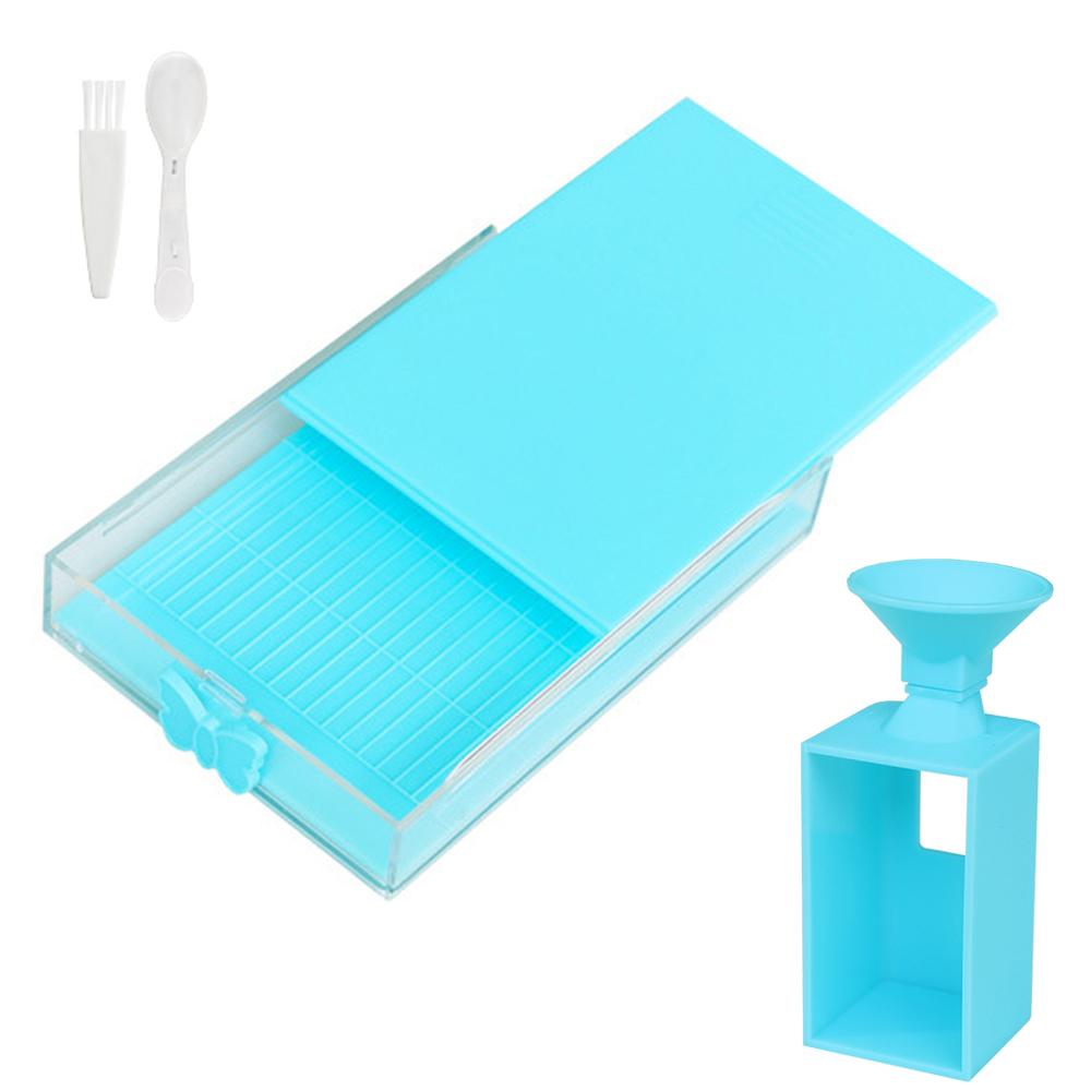 Zestawy tacek na narzędzia do malowania diamentami Pudełko na wiertła Lejek Dysk do wiercenia Dysk dzielący Mozaika Haft krzyżykowy Przechowywanie