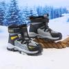 Boy's Winter Snow Boots with Plush Insulation Anti Slip Outdoor Sports Snow Boots