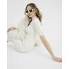 British Niche Style ~ Ri * Half Turtleneck Short Sleeve Knitting Dress