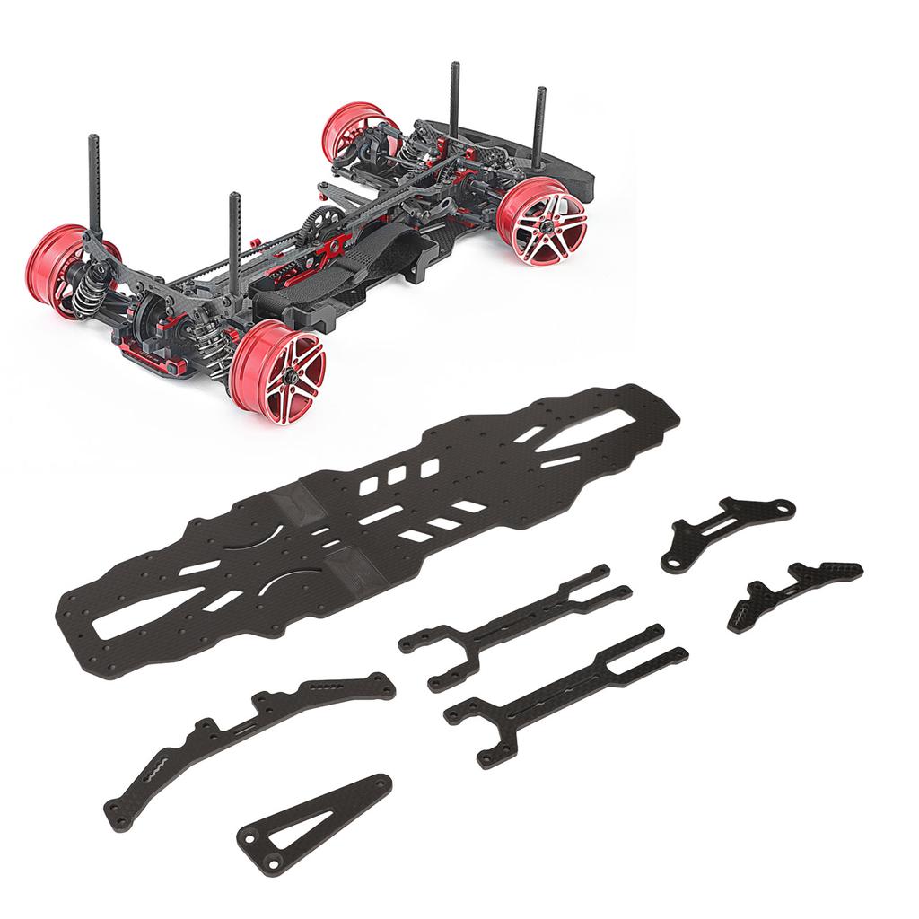 RC Car Chassis Plate High Flexibility Carbon   Chassis Plate Accessory for SNRC R3G 1:10 RC Station Wagon