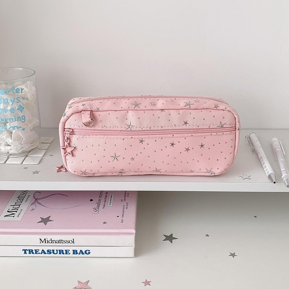 Large Capacity Pen Bag Multi-compartment Stationery Storage Bag