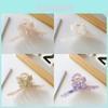 Elegant Korean Style Butterfly Decorated Large Hair Claw Clip For Women In Various Colors