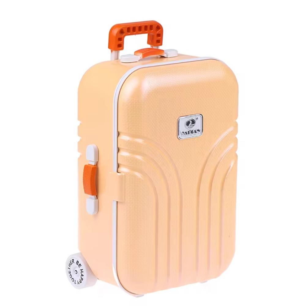 Vintage Dollhouse Miniature Suitcase Scene Decor Dolls Luggage Box Model  Dollhouse Decor