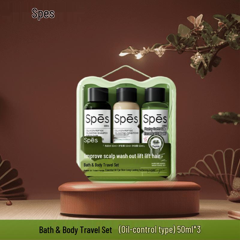 Spes Anti-Oil Hair & Body Travel Kit