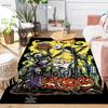 1Pc Nightmare Before Christmas Printed Flannel Rug Soft Non Slip Carpet for Bedroom Living Room Office Floor Outdoor Home Decor Xmas Gift H1449