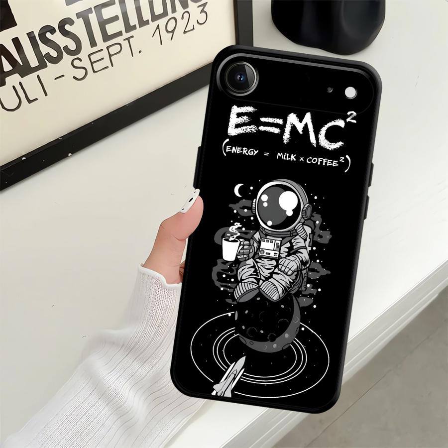 Case for Apple iPhone 17 Pro Max 11 XR XS MAX 12 14 16 15 Pro 7 8 Air 13 Funda Phone Cover Cartoon Astronaut
