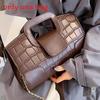 Crocodile Pattern Pu Evening Clutch Bag With Zipper Lock For Ladies