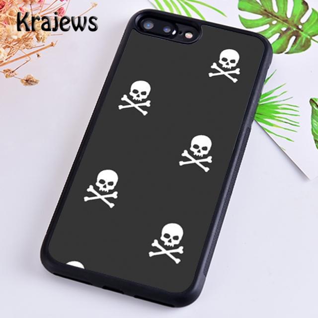 Krajews Skull with dimand eyes Phone Case Cover For iPhone 17 Air 16 15 14 plus 12 13 pro max coque Fundas