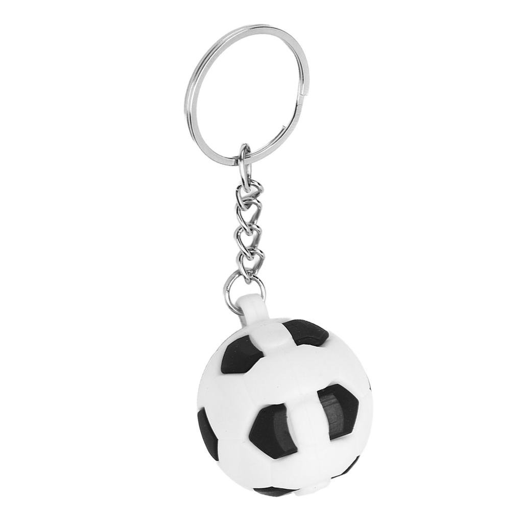 Soccer Ball Keychain Stylish Realistic Football Key Ring for Key Organization Backpack Accessory
