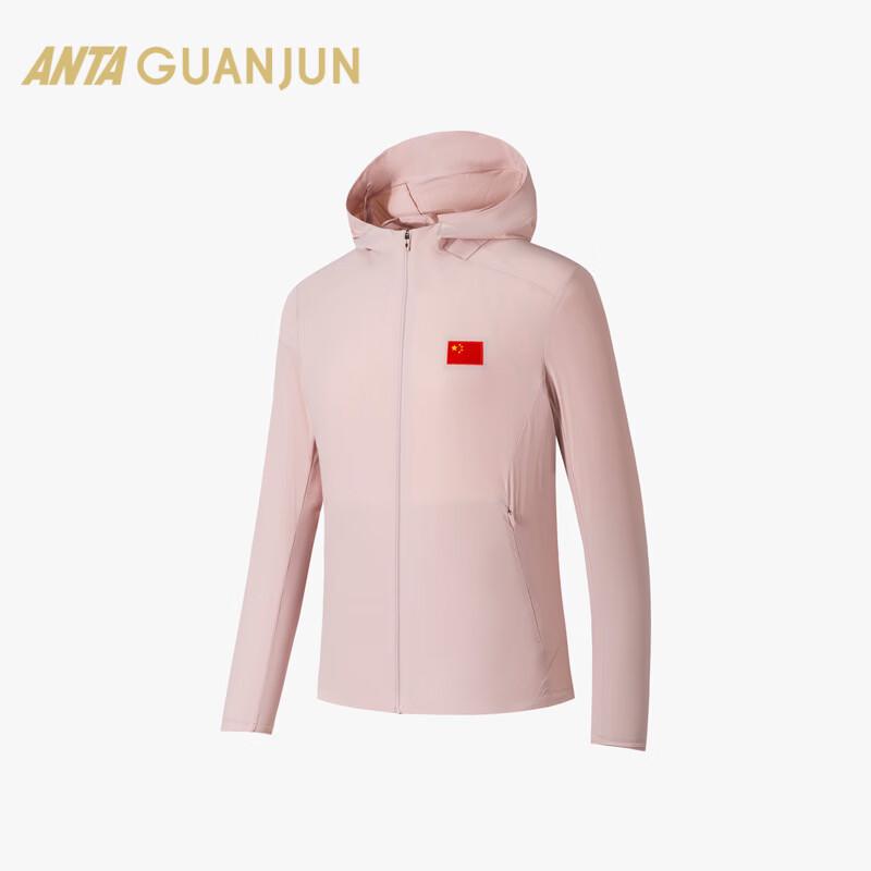 Anta Women s Champion Glory Flag Lightweight Hooded Windbreaker Jacket L