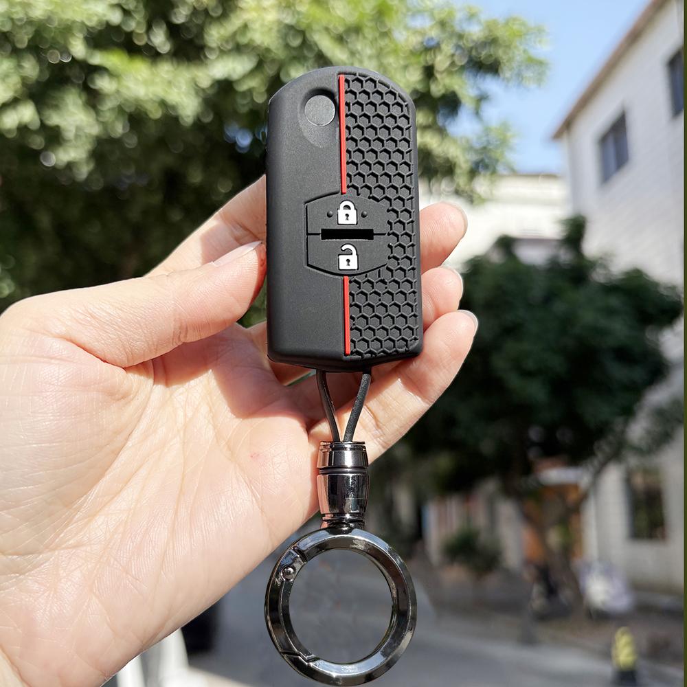 Keychain Protection For Mazda M3 M5 M6 CX-5 CX7 CX9 RX8 Demio 2 3 5 6 MX5 MPV Silicone Keyboard Cover Fob Key Case
