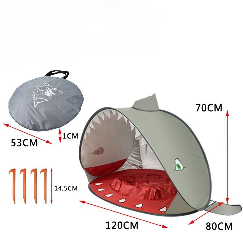 

Portable Beach Tent - Pop-Up Sun Shelter, Lightweight Indoor/Outdoor Playard, Easy Setup with Carry Bag - Ideal for Beach, Park