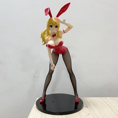 41CM FAIRY TAIL B-STYLE Lucy Heartfilia Bunny-Version Mädchen Figur Hart-PVC Spiel-Statue Anime-Modell Action-Puppe für Erwachsene Spielzeug Geschenke