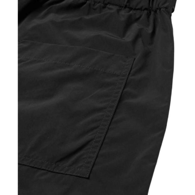Off-White SS22 Industrial Solid Color Belt Casual Shorts Black Men's OMCB064C99FAB0011007
