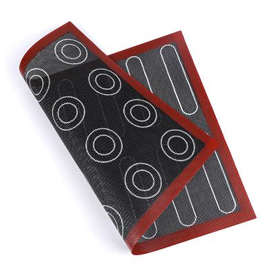 Återanvändbara Bakmattor i Silikon Non-Stick Grillmatta Pad Bakplåt Ugnsmatta Picknick Matlagning Kakbricka Grillugnsverktyg