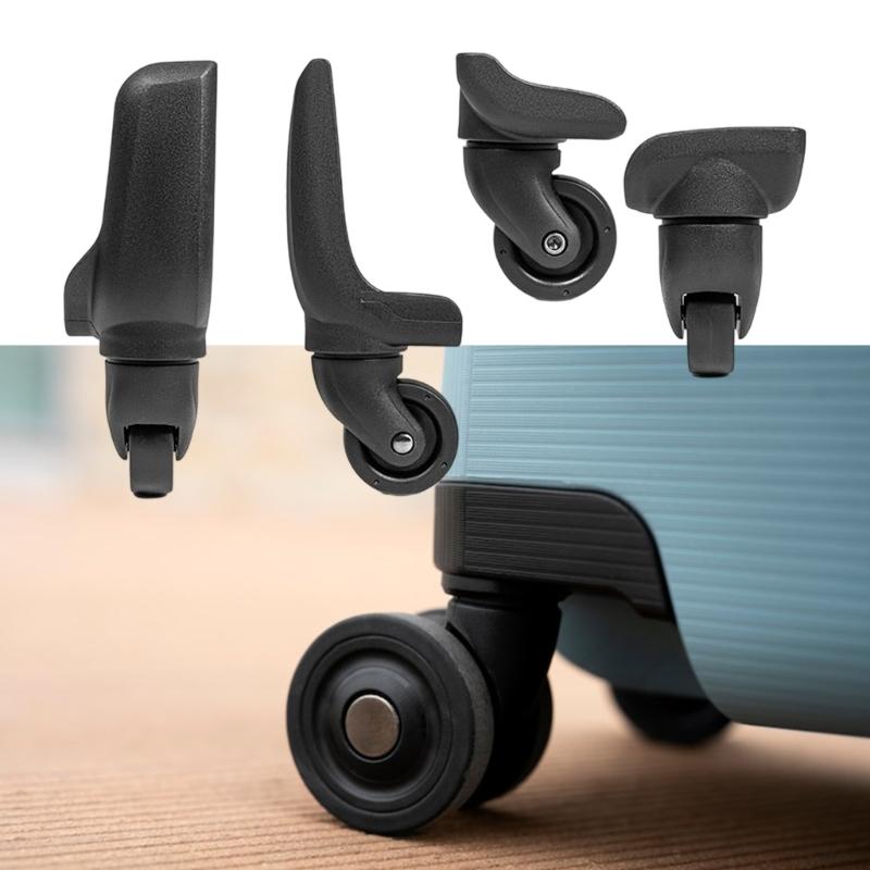 4pcs Luggage Caster Replacement Set Smooth Rolling And Practical Design Suitcase Spare Parts For Business Traveler