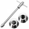 M3-8 M5-12 Adjustable T-Handle Ratchet Hand Tap Holder Wrench Extended Tapping Forward And Reverse Hand Tapping Accessories Tool