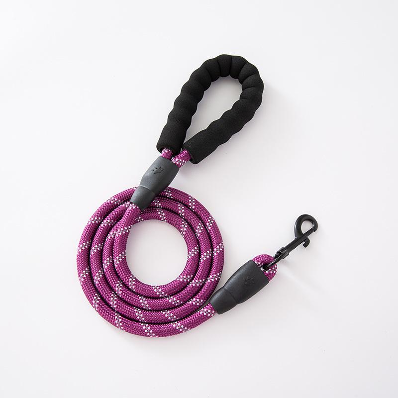 Reflective Nylon Dog Harness and Leash for Large Breeds
