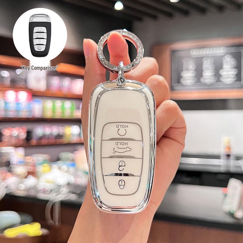 High-End Key Cover for Hongqi Models: HS3, HS5, HS7, H5, H6, H9, EQM5, HQ9