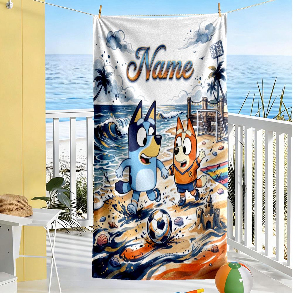 Pumpkin Party Night Personalized Name Beach Towel Super Soft & Absorbent Suitable for Sports Travel Swimming Yoga Bathroom Beach And Pool