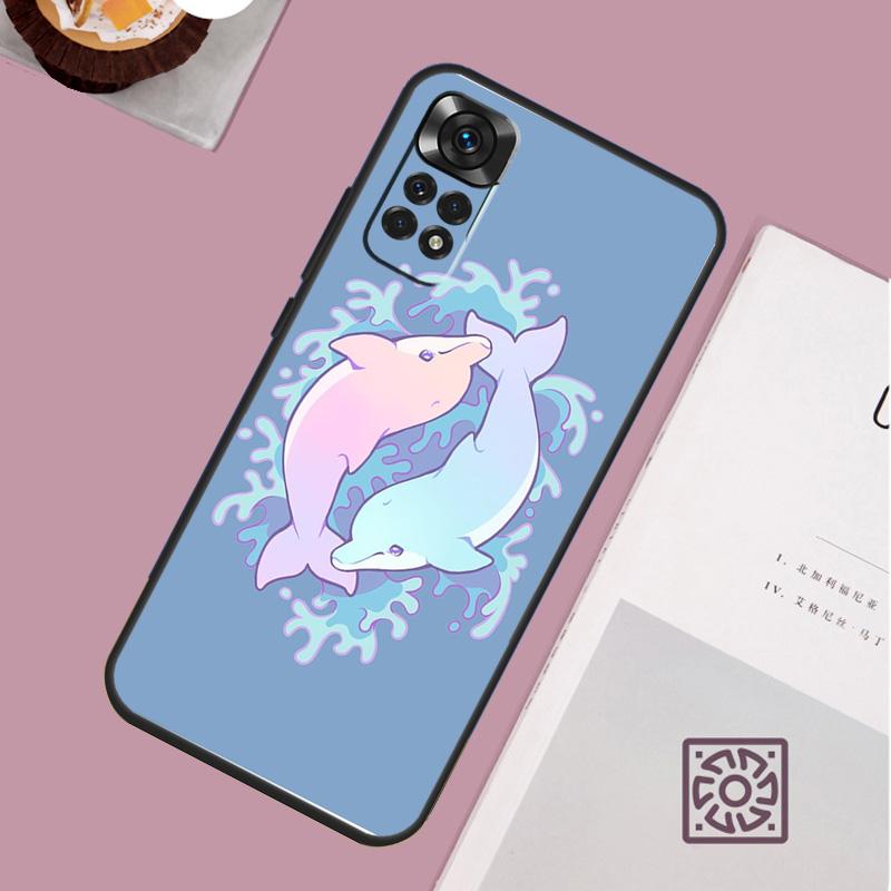 Ocean Dolphin Case For Xiaomi Redmi Note 12 9 10 11 13 Pro Plus 9S 10S 11S 12S Redmi 12 10C 12C 13C Cover