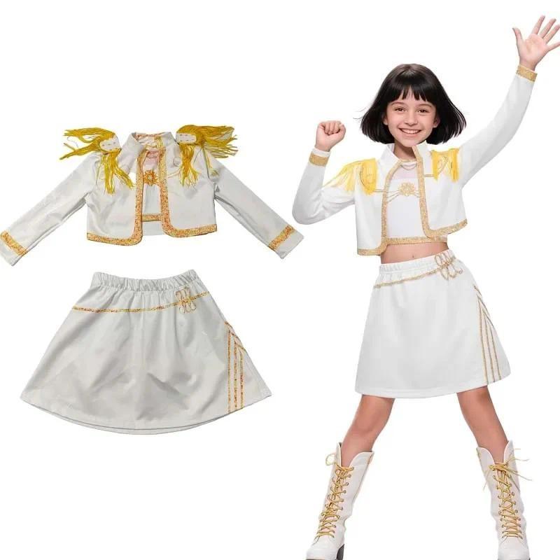 Kids K-Pop Demon Hunters Zoey Rumi Mira Costume Fancy Dress Cosplay for Girls Kids Halloween Carnival