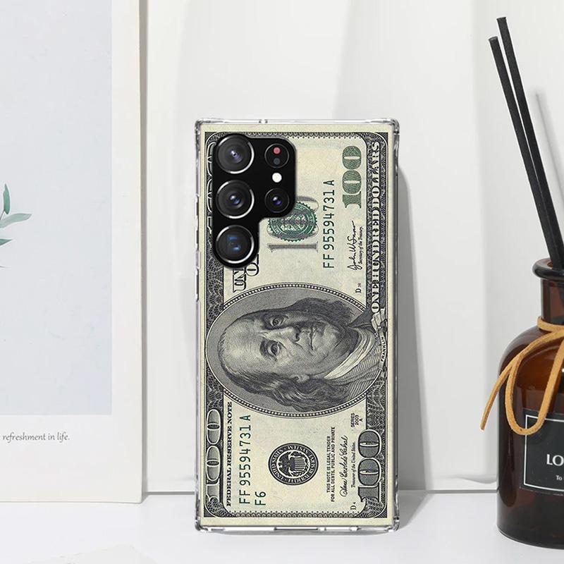 Banknote Dollar Cash Money Phone Case For Samsung Galaxy S26 S25 Edge S24 FE S23 S22 Ultra S21 Plus S20 + Art Fundas Back Cover