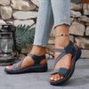 High Quality Brand Women Sandals 2025 Summer New Elastic Band Lightweight Sandals Flat Casual Outdoor Shoes for Women