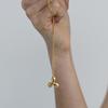 Eveningbell [silver925] Petal Necklace (gold)