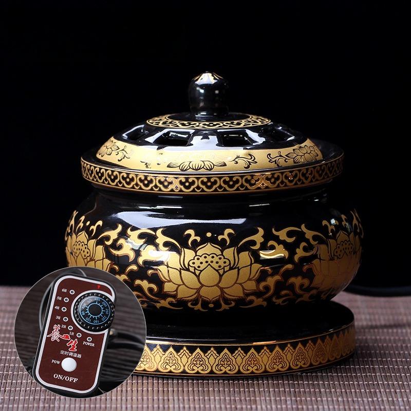 

Lotus Electronic Aroma Diffuser Timed Temperature-adjustable Agarwood Electronic Ceramic Energy-saving Safety Incense Burner