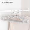 5pcs Short Neck Rubber Clothes Hangers Anti-slip Design Pet T-shirt Skirt Towel Drying Racks Space Saving Storage Clothes Hanger