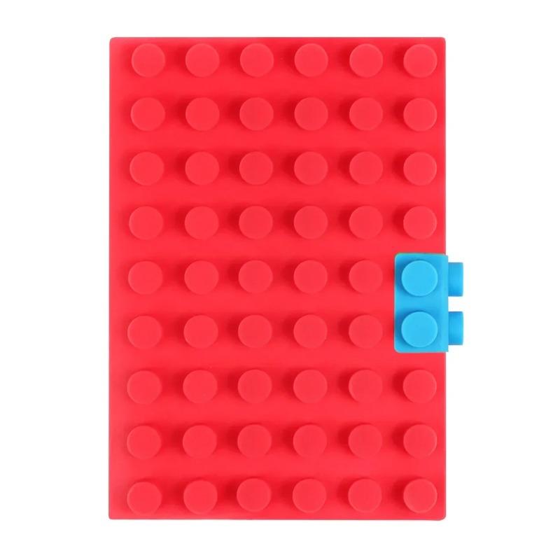 Kreative Spaß Candy Farbe Bausteine Weiche Silikon Shell Notebook Nette Student Schreibwaren Zeitschriften Buch Büro Zubehör
