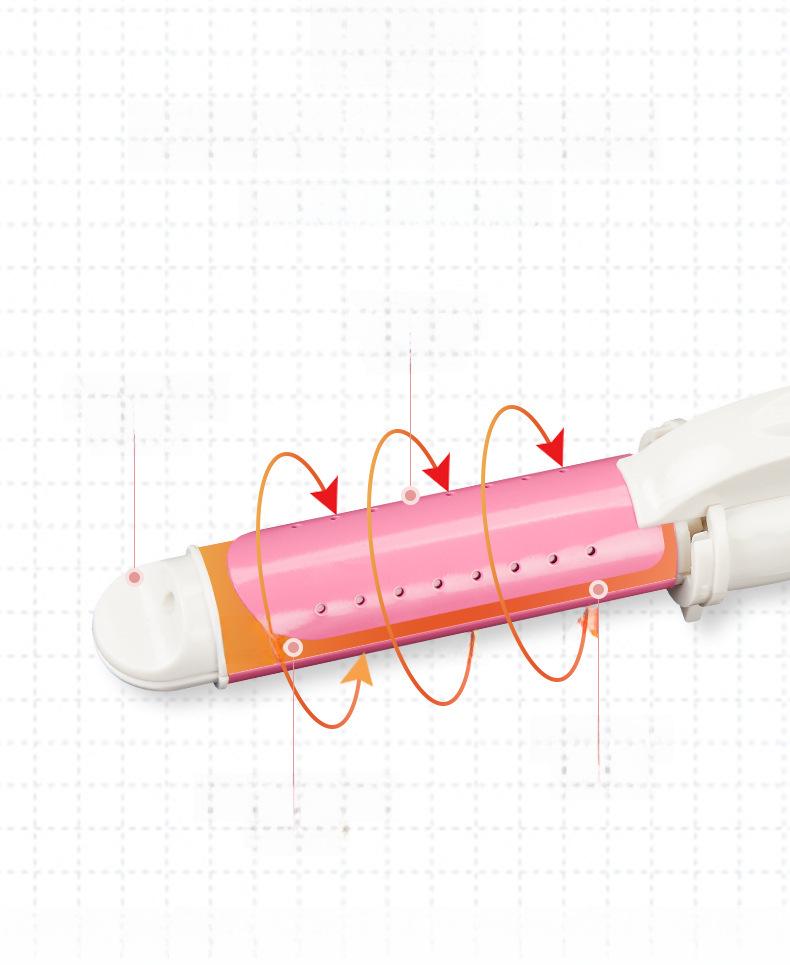 Dual-Purpose Curling and Straightening Iron: Gentle on Hair, Perfect for Bangs.