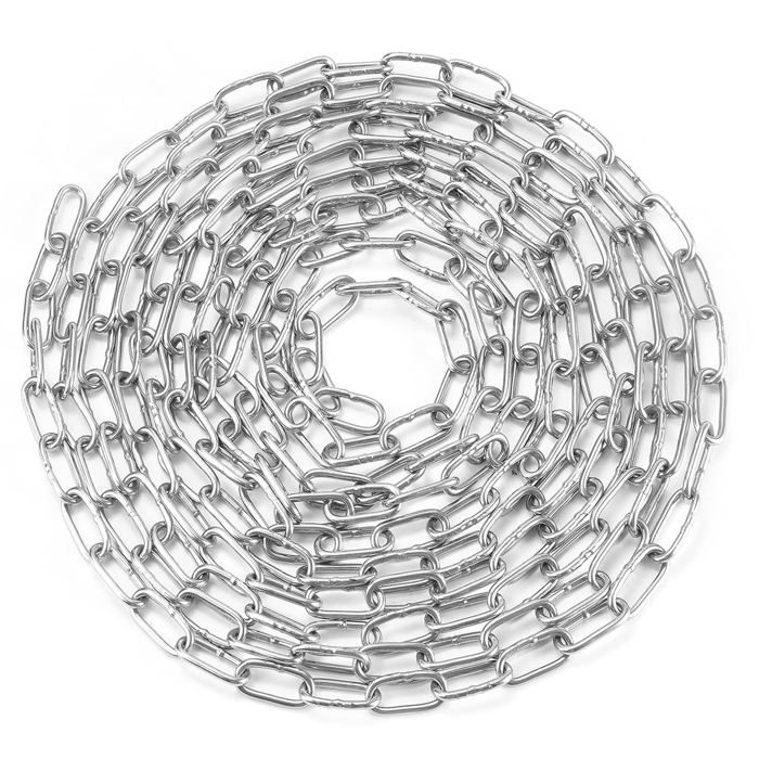 Chaine - HANNGER - Acier inoxydable 304 - 10 m - 3 mm - Charge max 80 kg