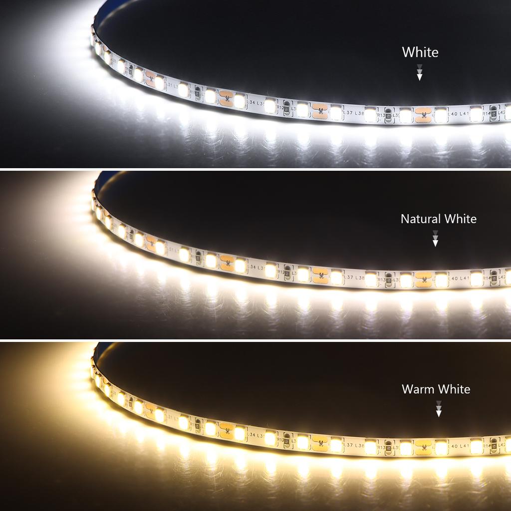 High Bright LED Cabinet Light Strip 12V 2835 Double Layer Copper 5mm PCB Tape DuPont Wire Cable Port DIY Wardrobe Shelves Lamp