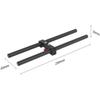 15mm Dual-Hole Tube Clamp Camera Mount For DSLR Cameras With Quick-Release Knob And Photography Slide Rail Support