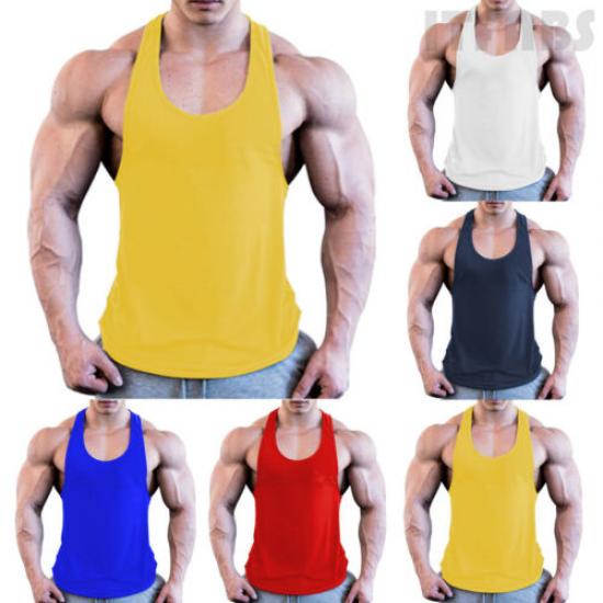 Buy Gym Men Vest Bodybuilding Tank Top 