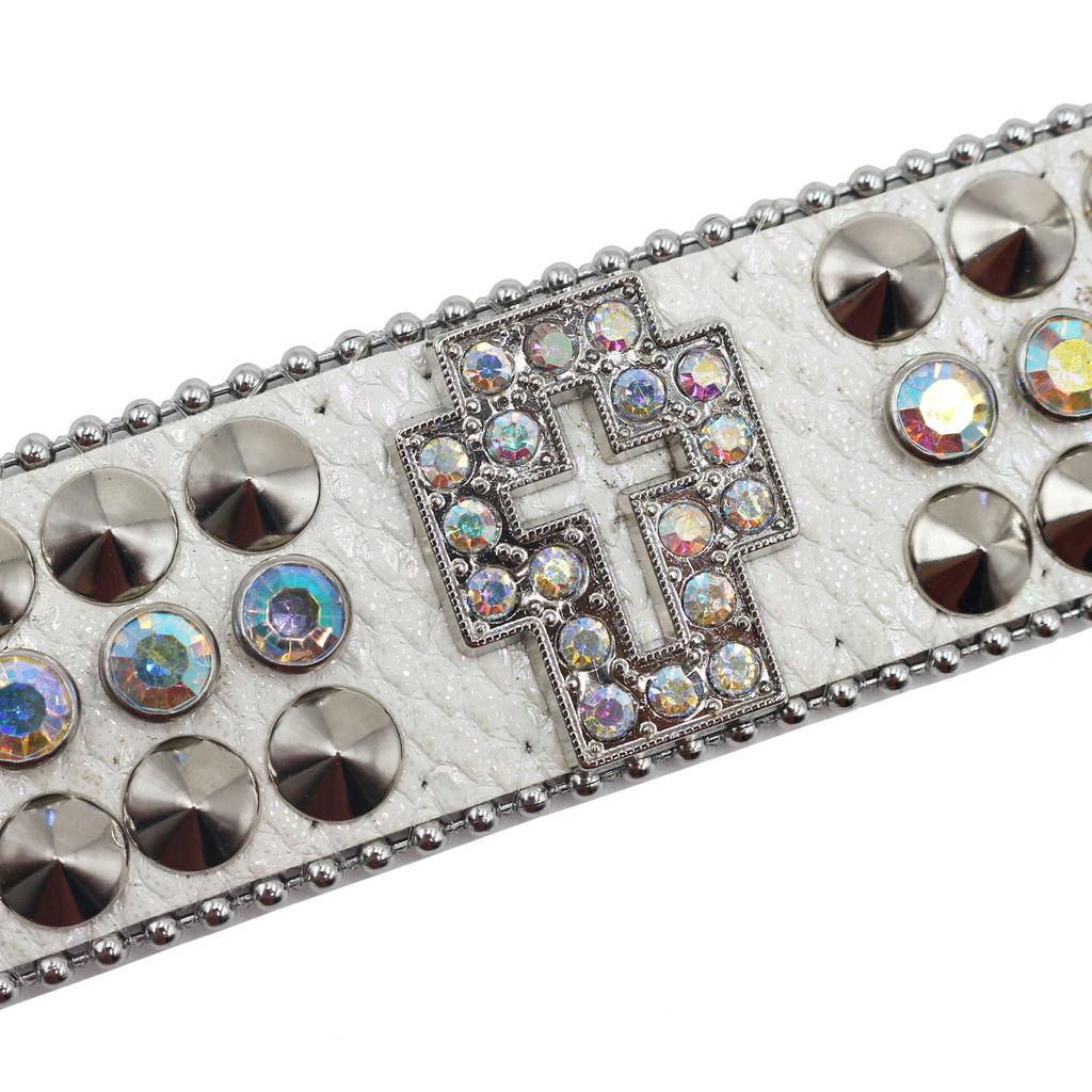 American Rhinestone Rivet Bracelet Bracelet Cross Decoration Punk Gothic Personalized Jewelry