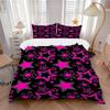 3pcs Starry Pattern Bedding Set, Breathable and Soft, Suitable for Bedroom Decor (1*Duvet Cover + 1/2*Pillowcases, No Core) Yy250821134