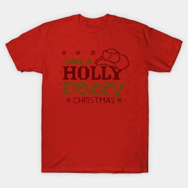 Holly Dolly Green and Red Made in Australia T-Shirt S