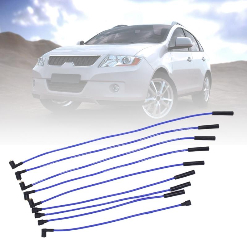 Precisions Fit Ignition Wires Heat Resistant Spark Plugs Cables High Performances Spark Plugs Cable Upgrades for 8 Engines