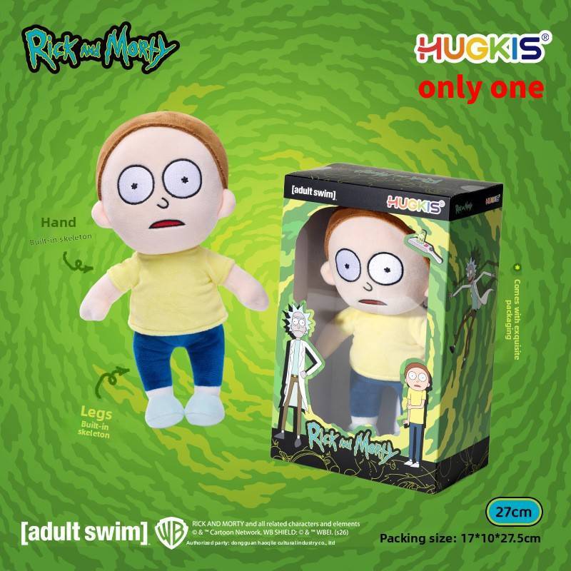 Rick And Morty Plush Toys With Articulated Skeletons For Collectible Gift And Kids Play