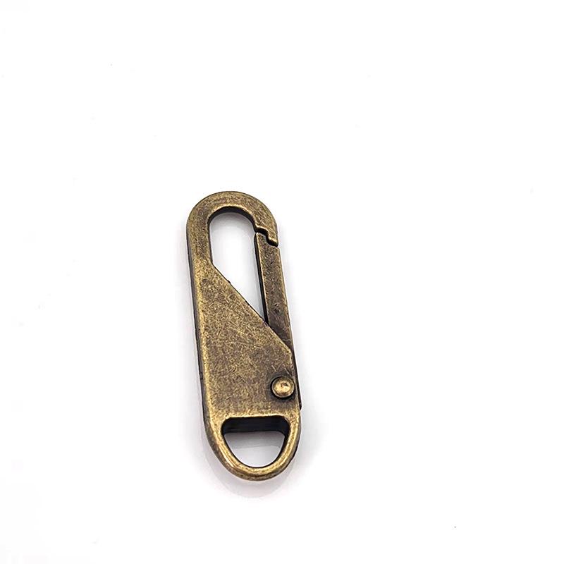 Universal Metal and Rubber Zipper Pull for Handbags, Backpacks, and Clothes