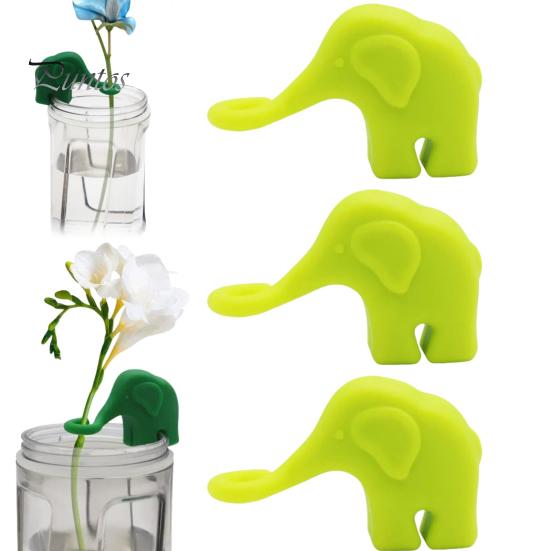 3/6 st Växtstöd Elefant Växtförökning Kompis Växtsticklinghållare Växtstöd Elefantkompis för Örter Blommor Stjälkar Knoppar Skott