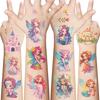 New Cartoon Flower Fairy Series Tattoo Stickers Can Waterproof Party Party Gift Funny DIY Fun Face